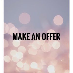 All reasonable offers considered